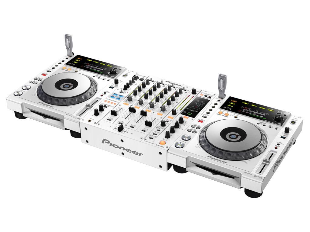 Pioneer DJ set 2 x CDJ-850 W + DJM-850 W