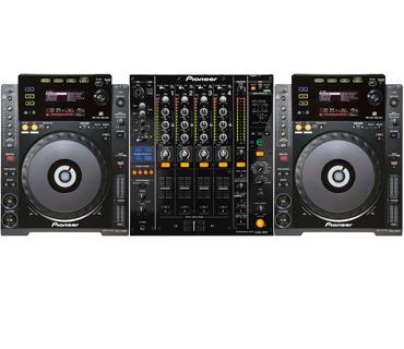 Pioneer DJ set 2 x CDJ-900 + DJM-850